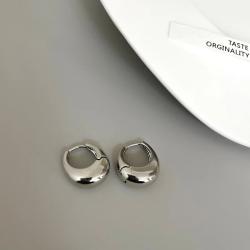 Chunky Stainless Steel Hoop Earrings for Women | Statement Jewelry