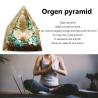 Pyramide d'orgonite en améthyste : Soins Reiki et équilibrage des chakras