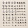 Tibetan Silver Beads: 50pcs Animal & Flower Spacers for Jewelry Making