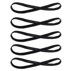 Şeker Renkli Yoga Saç Bantları - 5'li Paket | Kaymaz ve Sportif