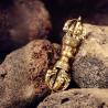 Tibetisches Vajra-Zepter: Vintage-Messing, Dämonenabwehr, Feng-Shui-Dekoration