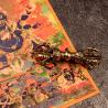Tibetisches Vajra-Zepter: Vintage-Messing, Dämonenabwehr, Feng-Shui-Dekoration
