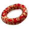 Singing Bowl Cushion: Silk & Embroidery Pad for Meditation & Sound