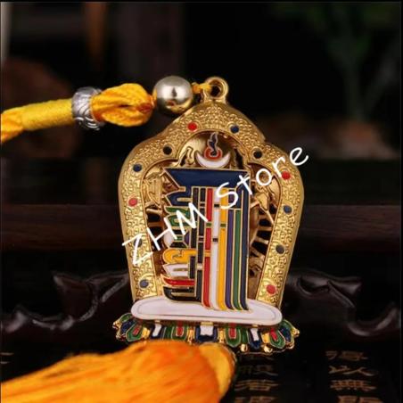 Tibet Kalachakra Araba Süsü: Barış ve Koruma İçin 8 Diyagram