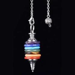 Chakra-Pendel aus Naturstein für Reiki & Wahrsagerei