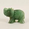 Statue Feng Shui en aventurine verte | Éléphant porte-bonheur et harmonisation des chakras