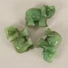 Statue Feng Shui en aventurine verte | Éléphant porte-bonheur et harmonisation des chakras