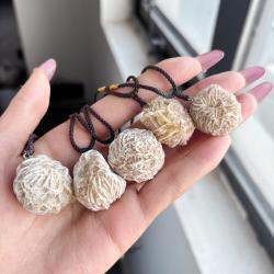Ham Çöl Gülü Kolye | Şifalı Kristaller ve Boho Takılar