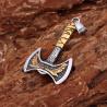Wikinger-Axt-Halskette | Odin-Anhänger aus Edelstahl – Herrenschmuck