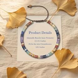 Braccialetto curativo dei 7 chakra | Gioielli in pietra naturale per donna