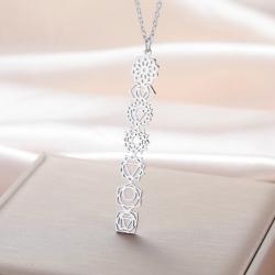Bijoux de guérison des chakras - 7 colliers de fleurs pour femmes
