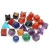 Ensemble de cristaux de géométrie sacrée pour le Reiki et l'harmonisation des chakras