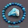 Bracelet de guérison Reiki - Apatite bleue, lapis-lazuli, améthyste et œil de tigre