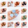 Opalite & Tiger Eye Heart: Reiki Crystal Healing Decor Gift
