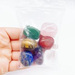 Ensemble de cristaux pour les chakras : 7 pierres pour le Reiki et la méditation