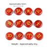 Pierres de guérison des chakras : Ensemble de cristaux d'améthyste et de quartz (12 pièces)