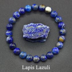Bracelet de guérison Reiki - Apatite bleue, lapis-lazuli, améthyste et œil de tigre