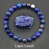 Bracelet de guérison Reiki - Apatite bleue, lapis-lazuli, améthyste et œil de tigre