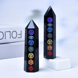 Tour de cristal des 7 chakras : Décoration intérieure et harmonie énergétique