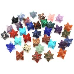 Cristaux de quartz étoilé Merkaba : Soins Reiki et équilibrage des chakras