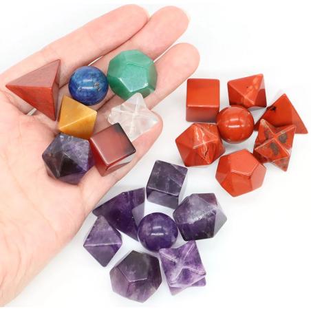 Kutsal Geometri Kristal Seti: Meditasyon ve Reiki Şifa