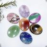 Pierres de quartz ovales anti-stress : Guérison des chakras et méditation
