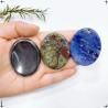 Pierres de quartz ovales anti-stress : Guérison des chakras et méditation