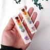 Bacchetta di cristallo curativo in selenite e chakra - Regalo naturale
