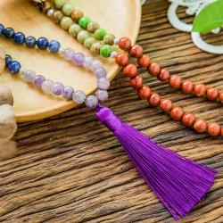 7-Chakra-Heilungskette | Rosenkranz mit 108 Perlen für Meditation & Yoga