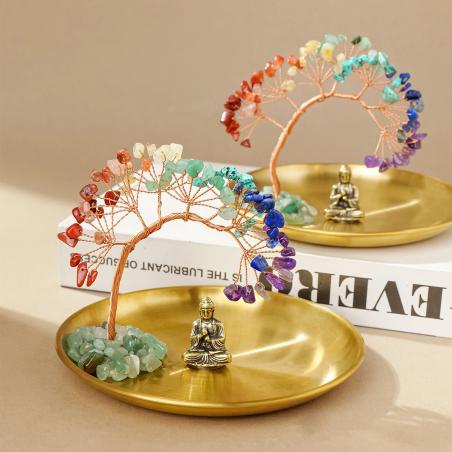 Crystal Chakra Tree: Feng Shui Decor for Meditation & Balance
