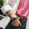 Bracelets de lave faits main pour la guérison des chakras - Double couche | Perles énergétiques