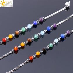 Cristaux de guérison Reiki : 7 pendules pour les chakras (diasthésie)
