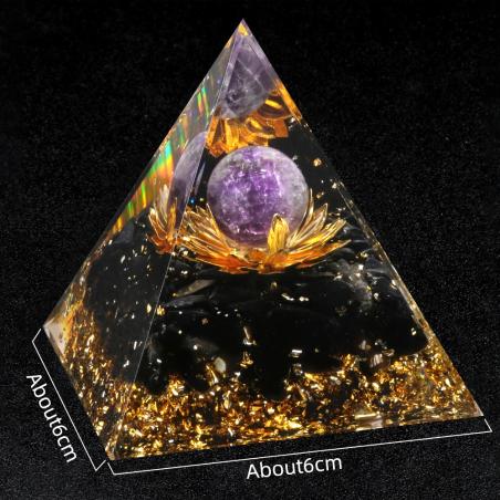 Pyramide d'orgone pour la guérison et la méditation | Équilibrage des chakras et Reiki