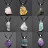 Amethyst Pendant: Natural Crystal Energy Healing Necklace for Women