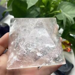 Clear Quartz Crystal Pyramid: Reiki Healing & Chakra Balancing