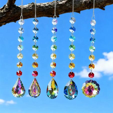 Crystal Suncatchers & Prisms | Colorful Decor for Home & Garden