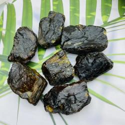 Burma Kan Kehribarı: Çakra ve Wicca için Ham Doğal Kristaller
