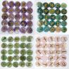 Rune di quarzo cristallo naturale: set da 25 pezzi per la guarigione Wicca e Reiki