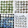 Rune di quarzo cristallo naturale: set da 25 pezzi per la guarigione Wicca e Reiki