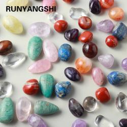 Pierres roulées d'améthyste et de quartz rose : Guérison des chakras et méditation