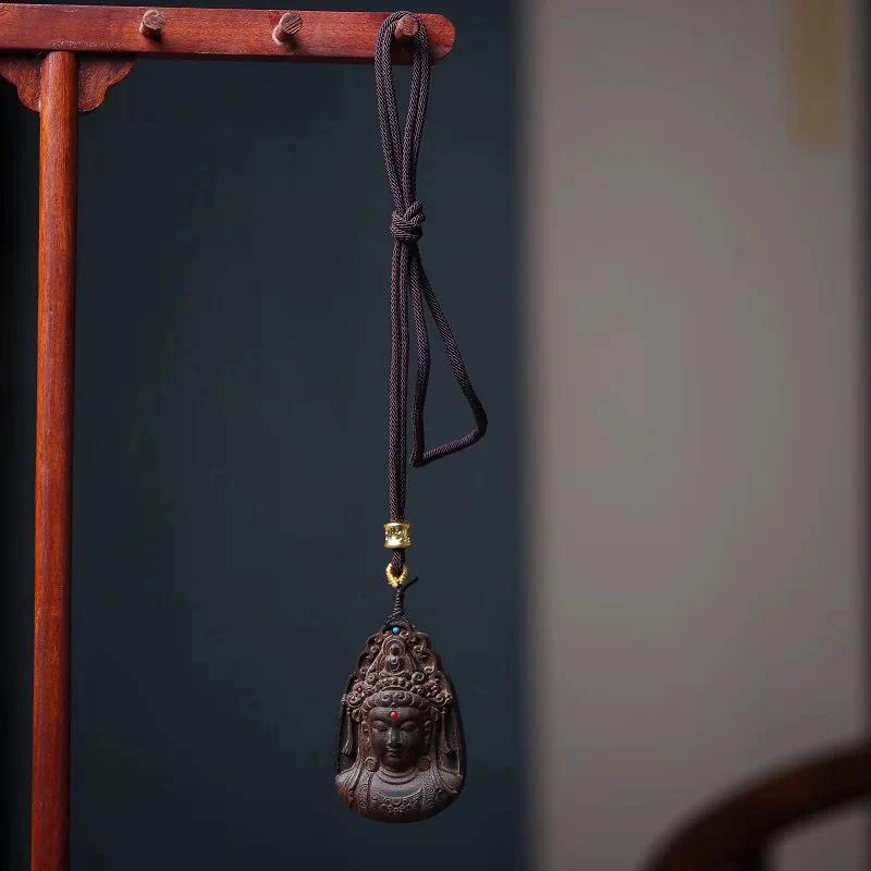 Guanyin Amulet Pendant: Buddhist Lucky Jewelry for Meditation