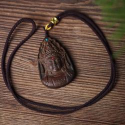 Guanyin Amulet Pendant: Buddhist Lucky Jewelry for Meditation