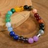 Bracelet des 7 chakras | Cristaux de pierre naturelle pour la méditation et la guérison