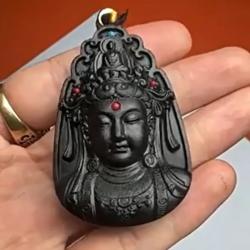 Guanyin Amulet Pendant: Buddhist Lucky Jewelry for Meditation