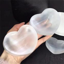 Ciotola di selenite | Cristallo curativo in gesso bianco | Decorazione dei 7 chakra