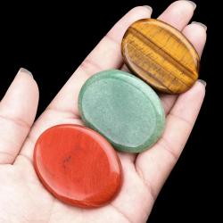 Pierres de guérison Reiki en cristal d'améthyste et de quartz - Lot de 1