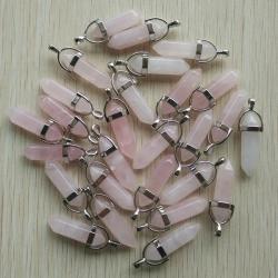 24 breloques chakras en pierre naturelle | Pendentifs en gros pour la création de bijoux
