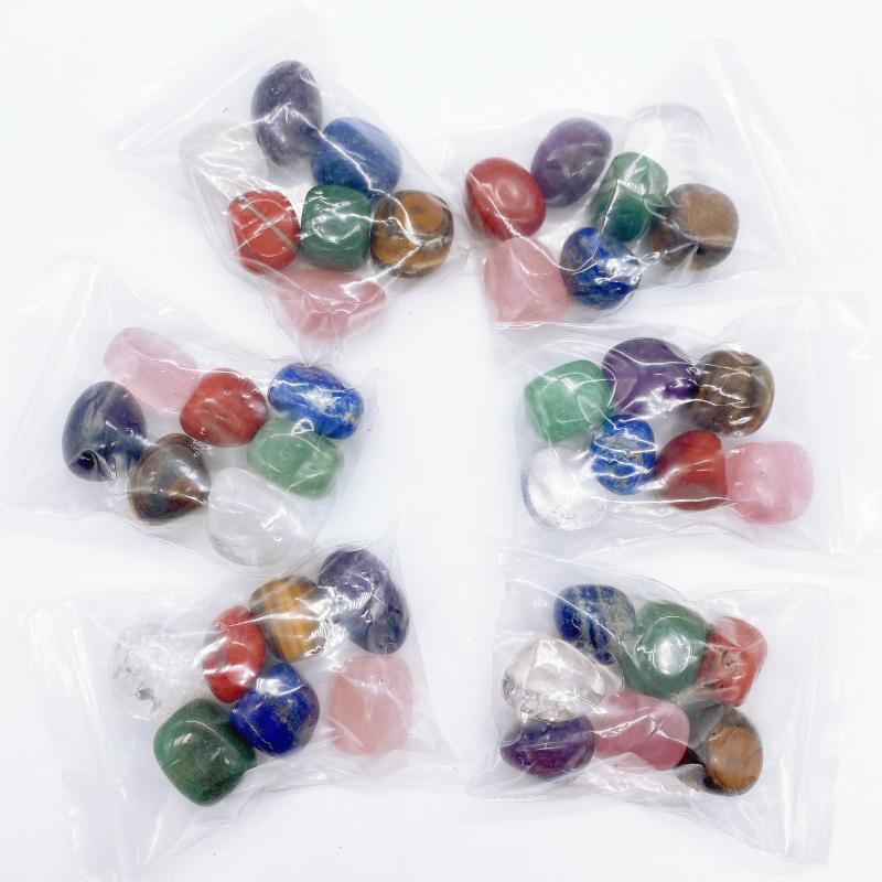 Amethyst Crystal Set: 7pcs, Healing, Decor & Gift