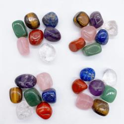Amethyst Crystal Set: 7pcs, Healing, Decor & Gift