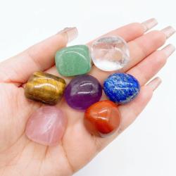 Amethyst Crystal Set: 7pcs, Healing, Decor & Gift
